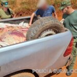 CORRIENTES: TRANSPORTABA EN UNA CAMIONETA 800 KG  DE CARNE FAENADA DE MANERA CLANDESTINA