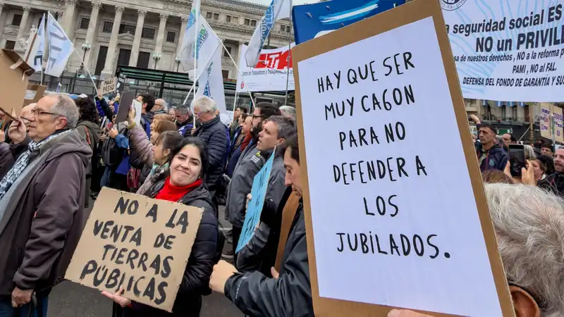 PROTESTA DE JUBILADOS
